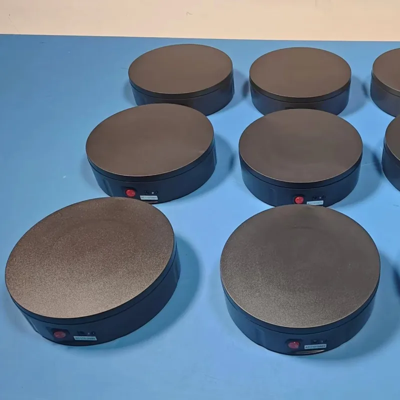Rotating plastic display stand 360-degree turntable for studio photography and 3D scanning