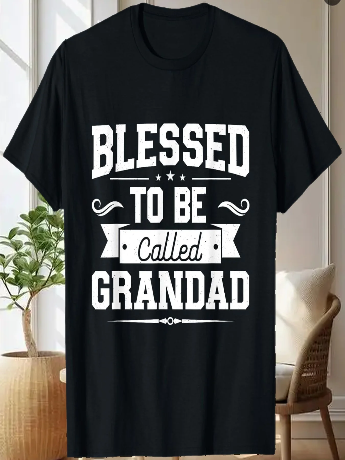 Bienheureuse d'être appelé cadeaux de grand-père pour la fête des pères papa hommes T-Shirt