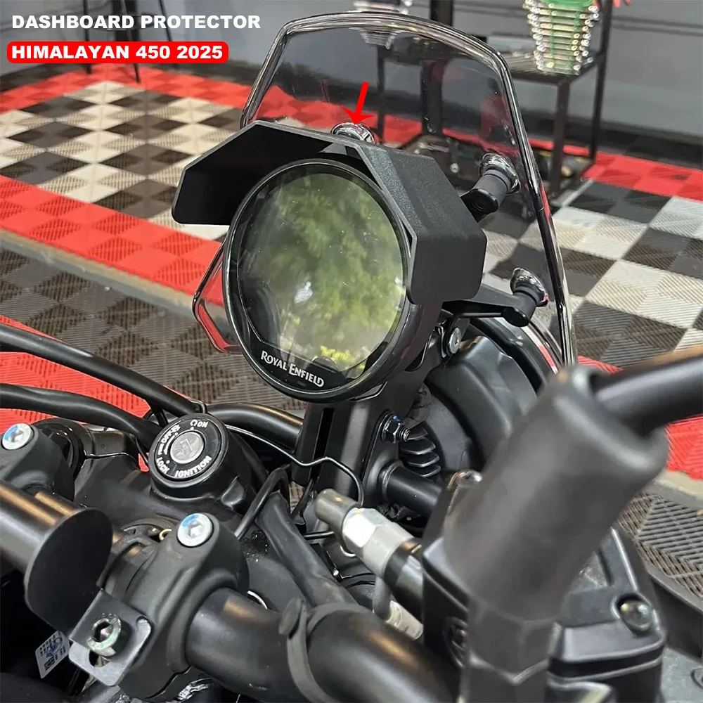 

For Royal Enfield Himalayan 450 2025 Motorcycle Sun Visor Speedometer Tachometer Cover Display Shield Accessories