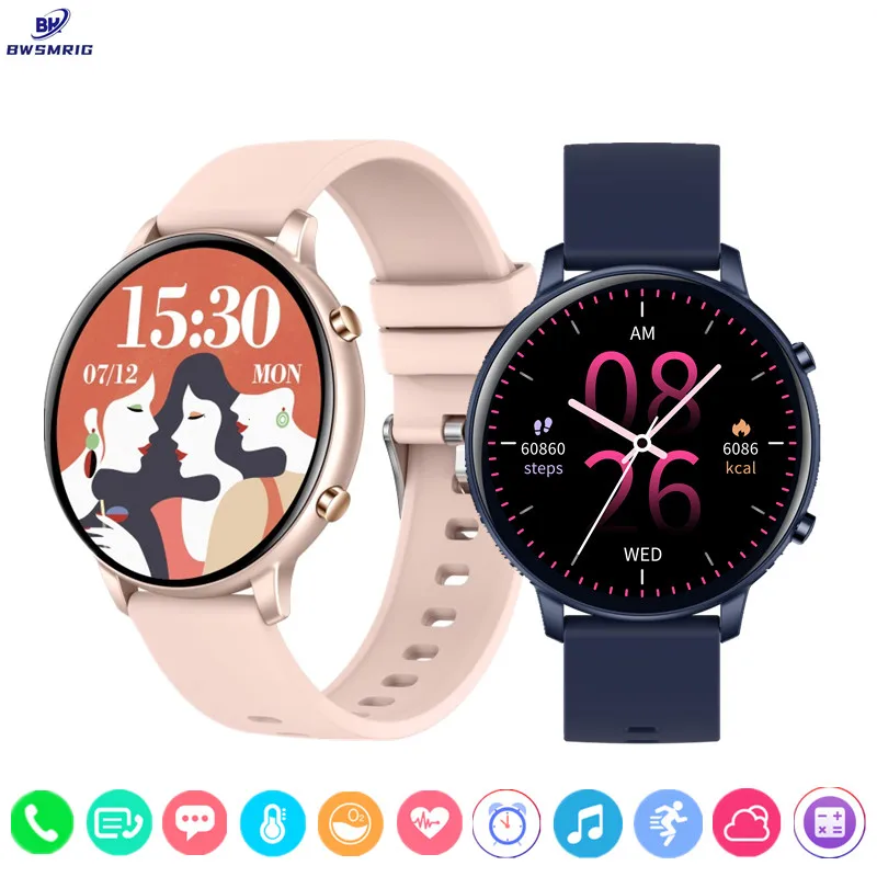 2024 New Smart Watch Men IP68 Waterproof Full Touch Clock Sport Fitness Tracker Women Smartwatch for Android Xiaomi phone iPhone