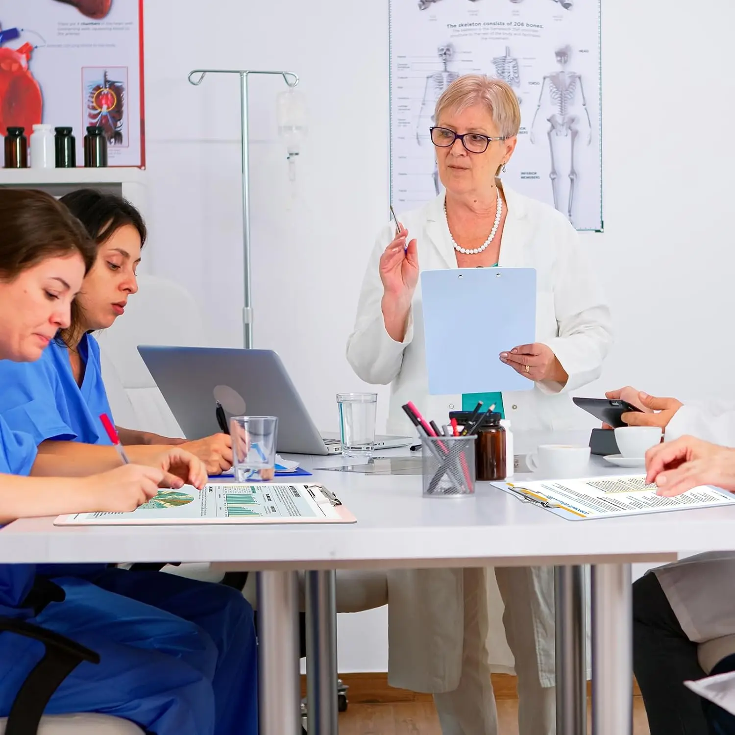 Supplies Document Paper Holder Student Profile Clip Hardboard Splint Memo Clip Writing Pad File Folder Plastic Clipboard