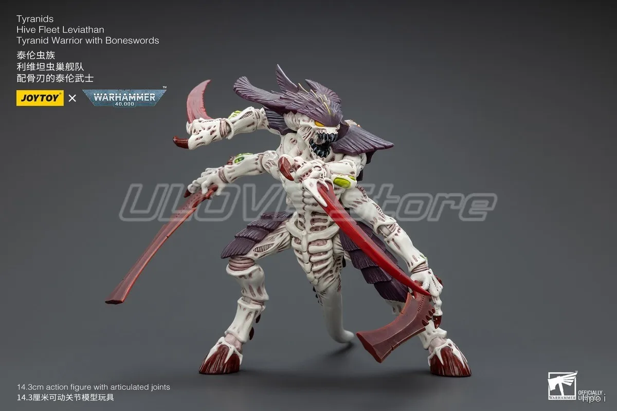 

In Stock Original Warhammer 40K TyanidsHive Fleat LeviathanTyranid Warrior Wih Boneswerds 1/18 Action Figure Toys Model Gift