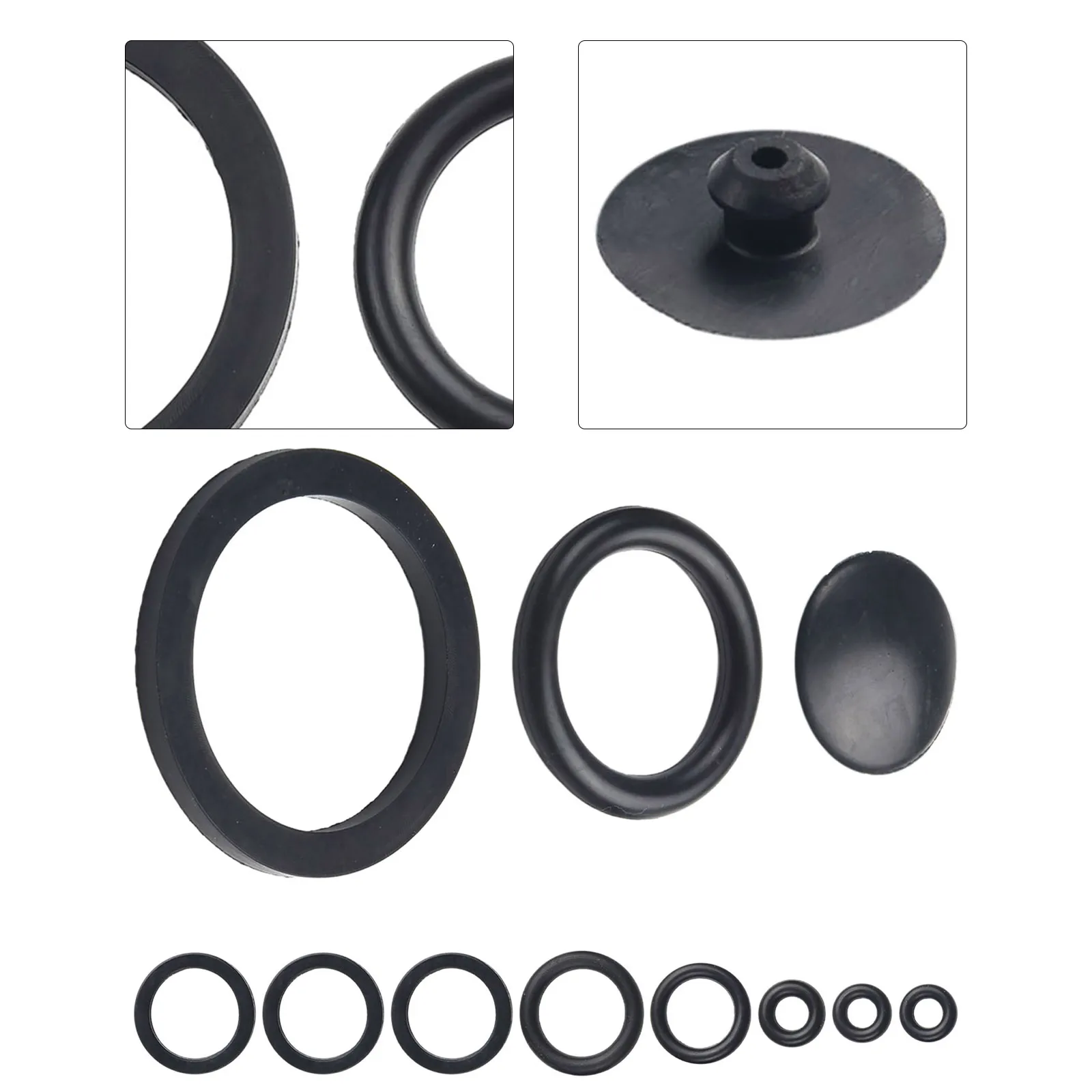 Rubber Gasket Sealing Ring Black Reusable Rubber For 3/5/8L Parts Sprayer Type Accessories Home Yard Household