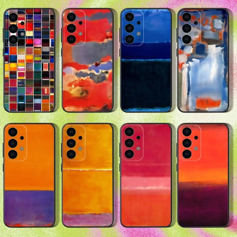 

Mark Rothko Art Phone Case For Samsung S25,S24,S21,S22,S23,S30,Ultra,S20,Plus,Fe,Lite,Note,10,9,5G Black Cover