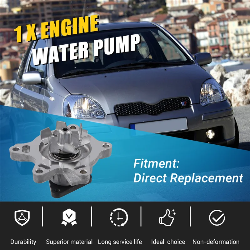 A58X-محرك مضخة مياه التبريد 16100-29157-83 16100-29156 لتويوتا كورولا يارس بريوس 99-13 1610029155
