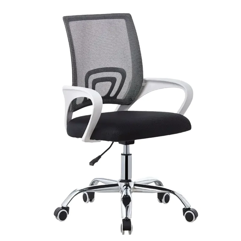 Modern comfortable office chair with breathable mesh backrest and adjustable features