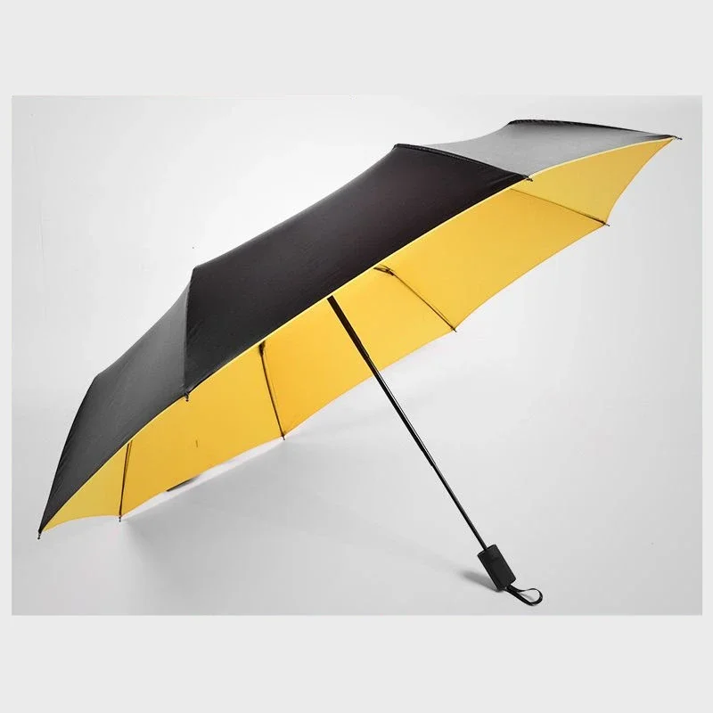 Automatic umbrella one-click full collection large increase thickening reinforcement men high-grade female rain tri-fold