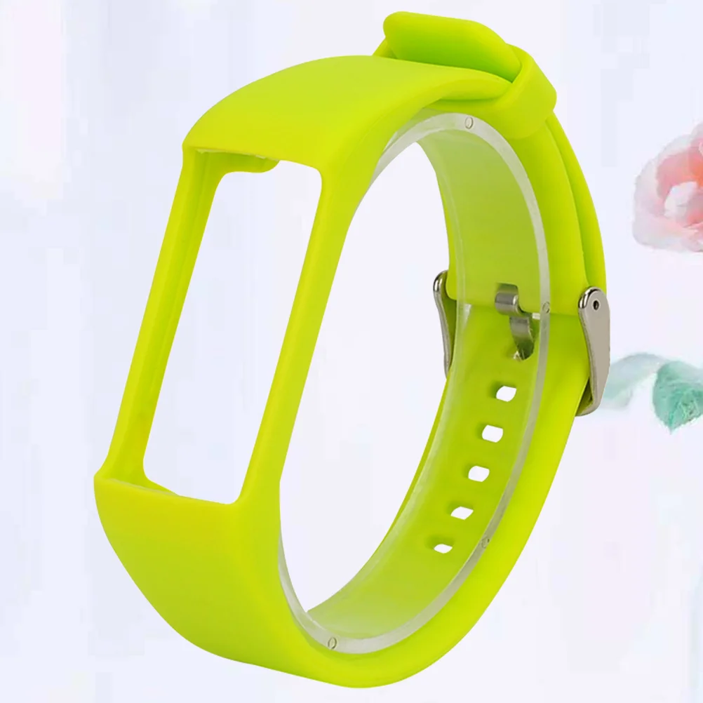 

1Pcs Intelligent Wrist Band Stylish Silicone Watch Band Comfort Fit Replacement Strap for A360 A370 Bright Green