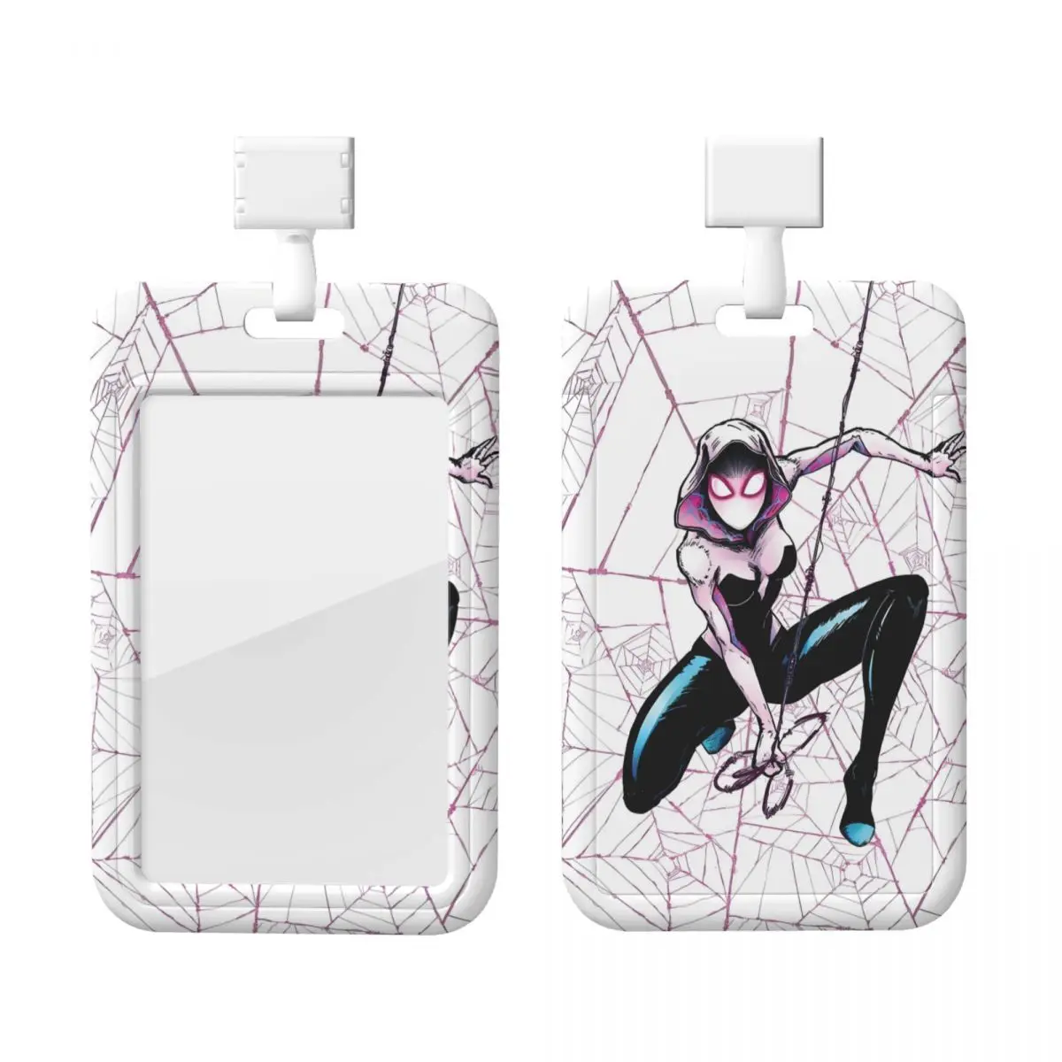 

CustomGwen Stacy Spiderman Card Badge Holder Superhero For Subway Bus Bank Card Lanyard Credential Badge Holder Factories