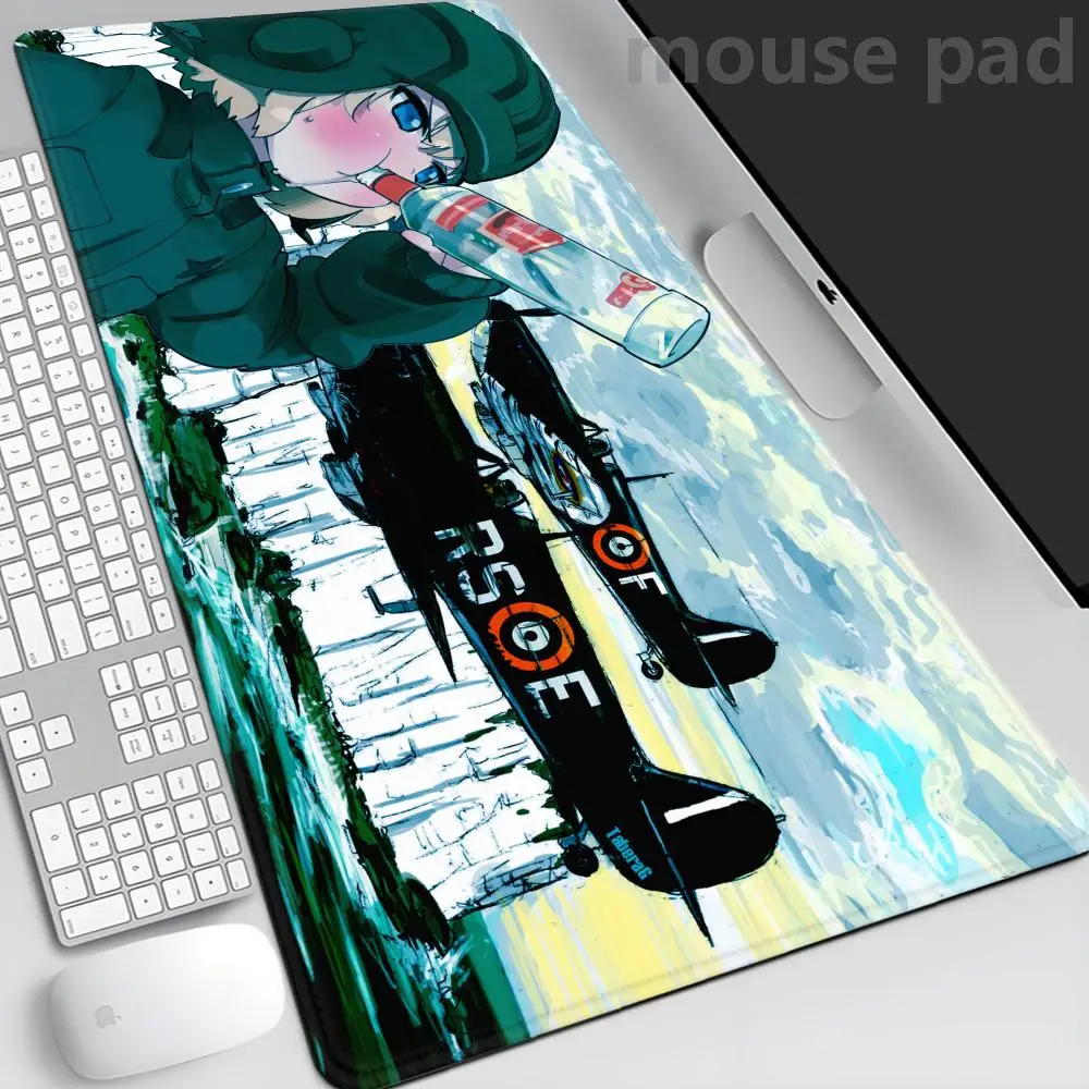 

Mouse Pad Keyboard Classic Anime Girls und Panzer Mousepad large 1200X600 mm Desk Mat PC Gamer Office Carpet Home Table pad