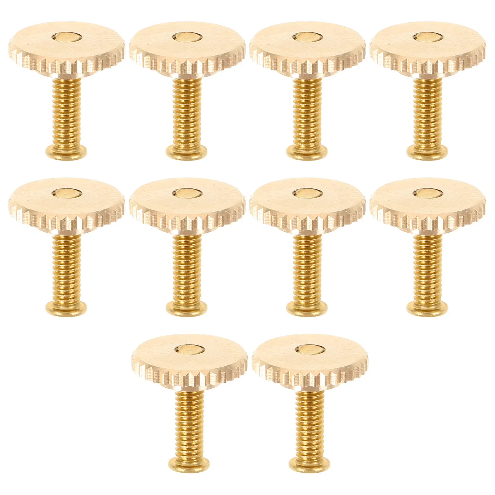 10Sets Badge Screw Cap Pin Metal Badge Accessories Bulk Craft Fixing Pin Back Kit Screw and Cap for Craft Crafting Supplies