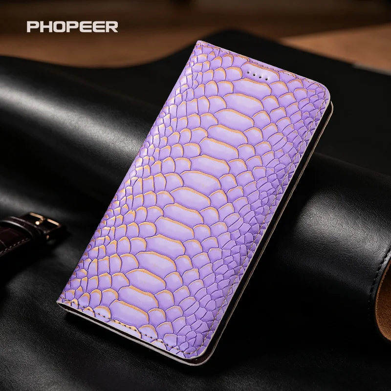 Luxury Genuine Leather Case for Redmi K90 K80 K70 K60 K50 K40 K30 K30 K20 Pro Max Ultra Python-patterned PU leather phone case