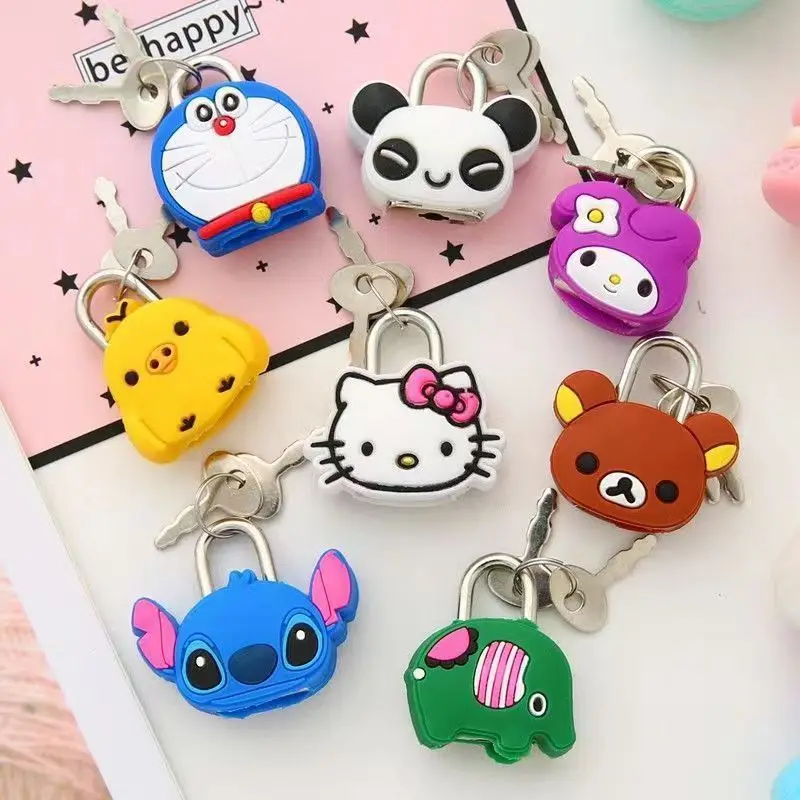 

5Pcs Padlock Drawer-Cabinet Backpack Suitcase Luggage Metal Mini Cute Handbag Cartoon For Traveling Outdoor Backpack Security