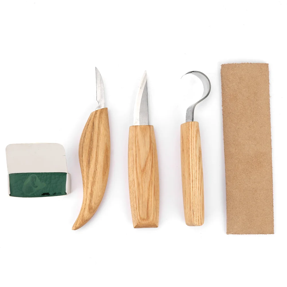 5Pcs Woodworking Carving Tool Set Woodworking Carving Tool High Manganese Steel Hand Woodworking Carving Tool Set For Beginners