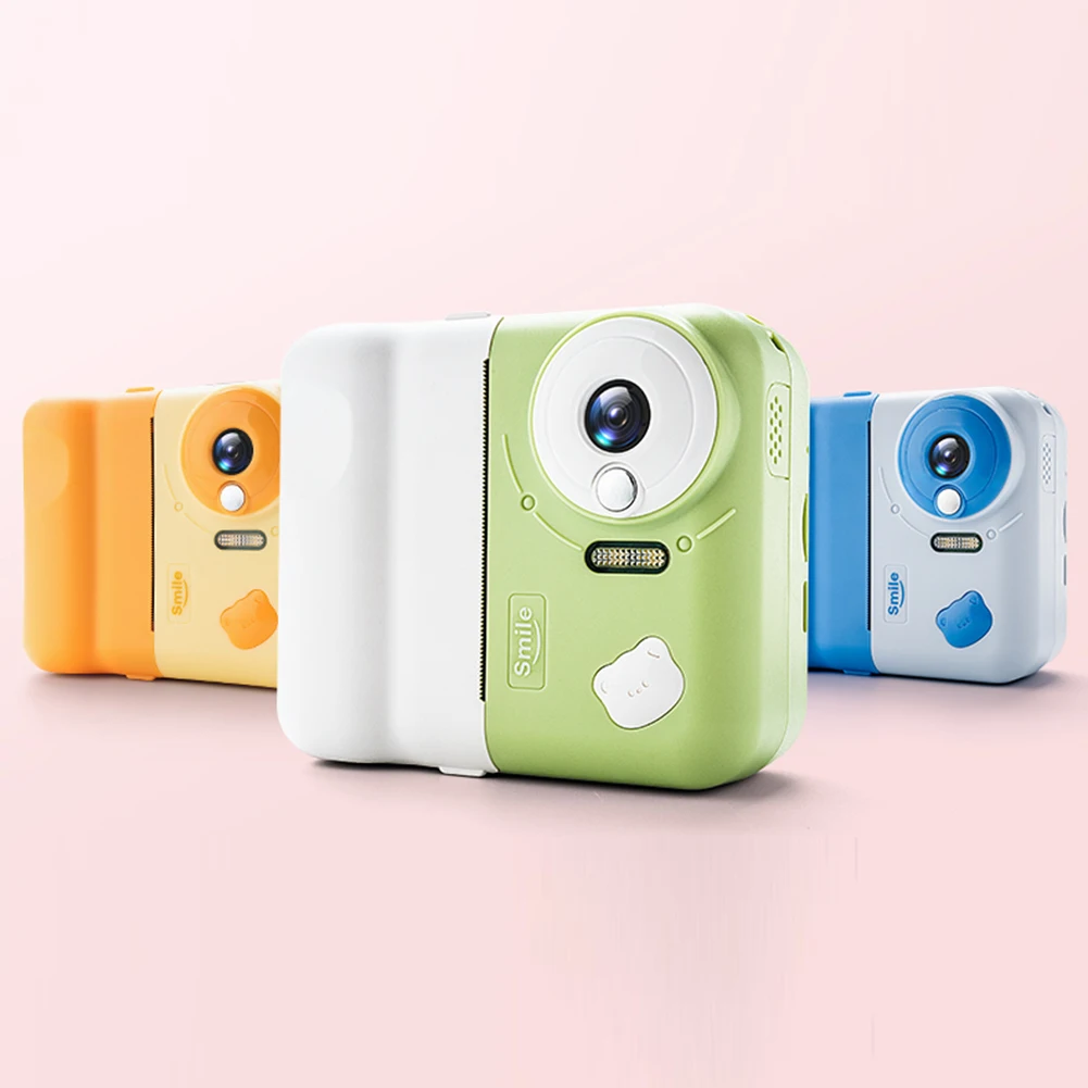 Hd 1080p crianças mini câmera de impressão instantânea 2.4 tela ips crianças câmera de vídeo digital brinquedos para meninas meninos de 3 a 12 anos