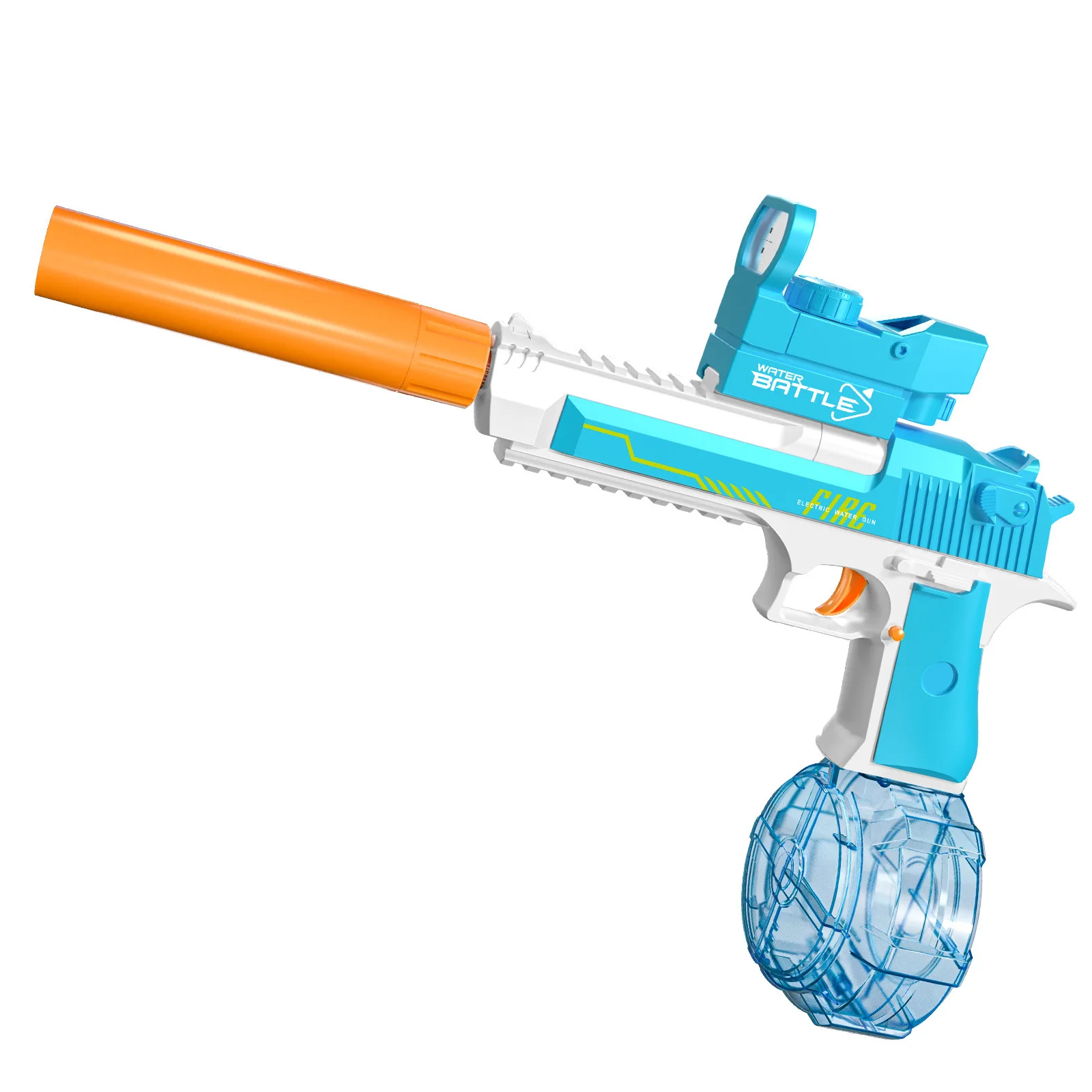 Brinquedos elétricos de pistola de água, pistolas de spray de água de verão de grande capacidade para crianças, adereços de luta de água de praia e piscina