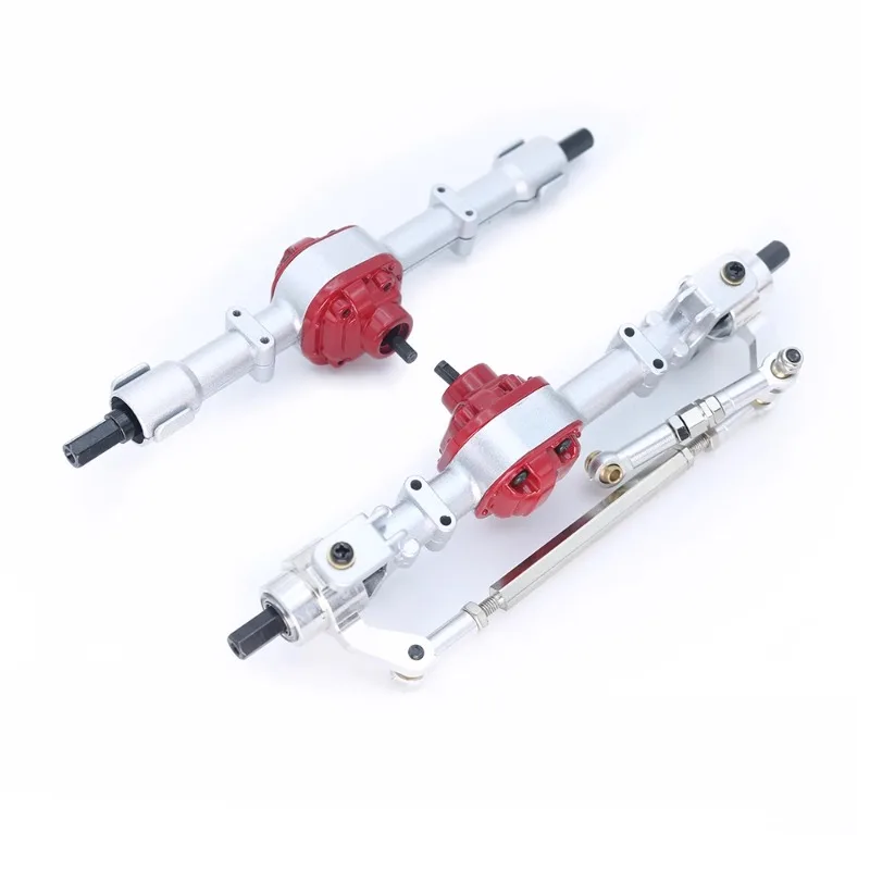 MN78 MN82 MN99s D90 Metalen Voor- en Achteras Modificatie Onderdelen voor 1/12 RC Crawler Auto Verbeterde Accessoires