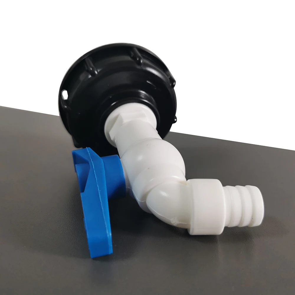 IBC Tank Tap Adapter Valve S60X6 Coarse Thread Garden Quick Connect Faucet 1/2 3/4