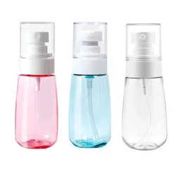 30ml 60ml 100ml Fine Mist spray Bottles Empty Portable Clear Travel Dispenser Bottle Toner Alcohol Cosmetic Atomizer Plastic