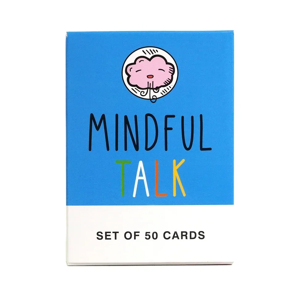 Mindfulness Talk Card Game The School of Mindfulness Mindfulness Game for Kids Mindful Talk Cards for Children and Parents