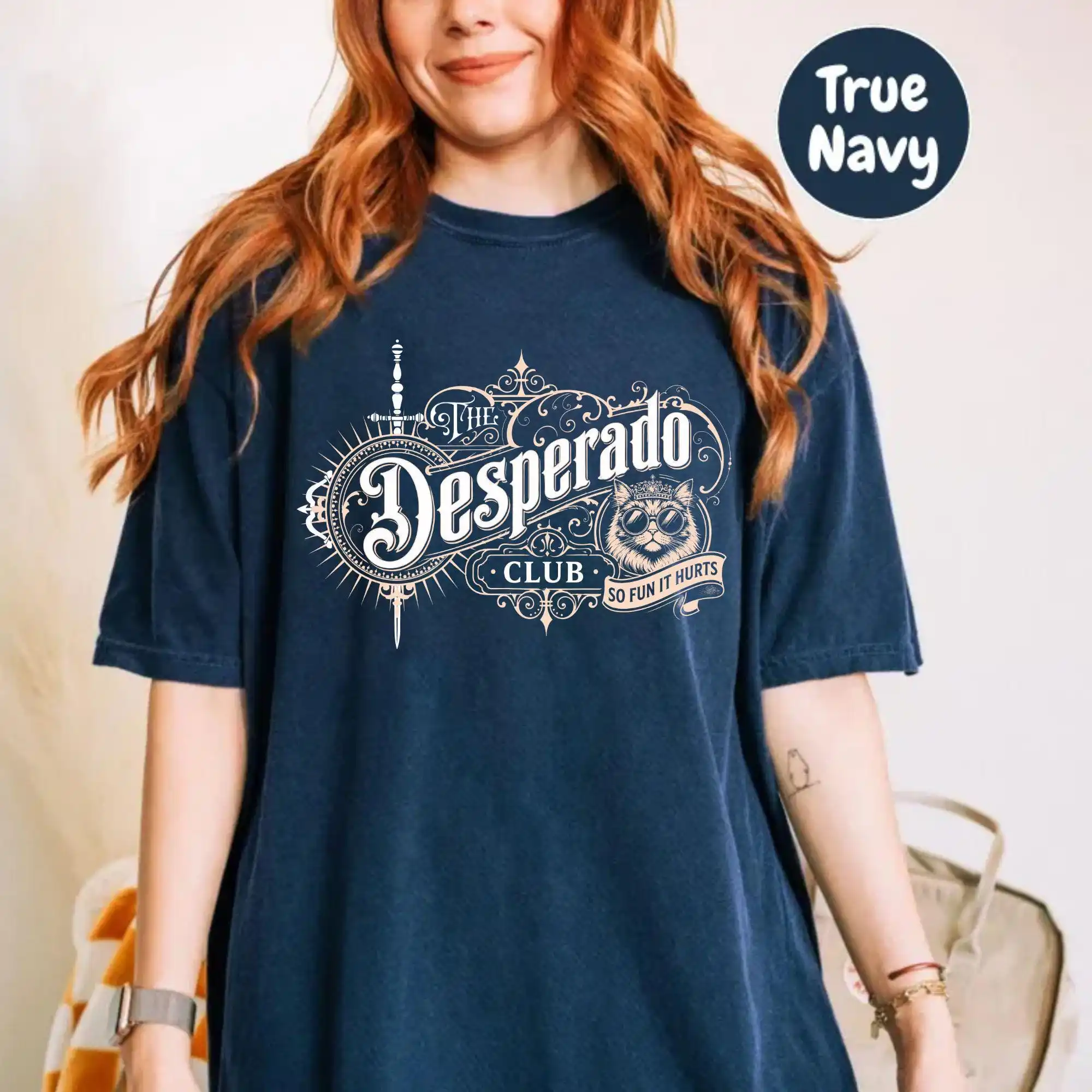 The Desperado Club T-Shirt, New Achievement Shirt, Fantasy Booktok Gift, Dungeon Crawler Carl Tee, Princess Donut Shirt