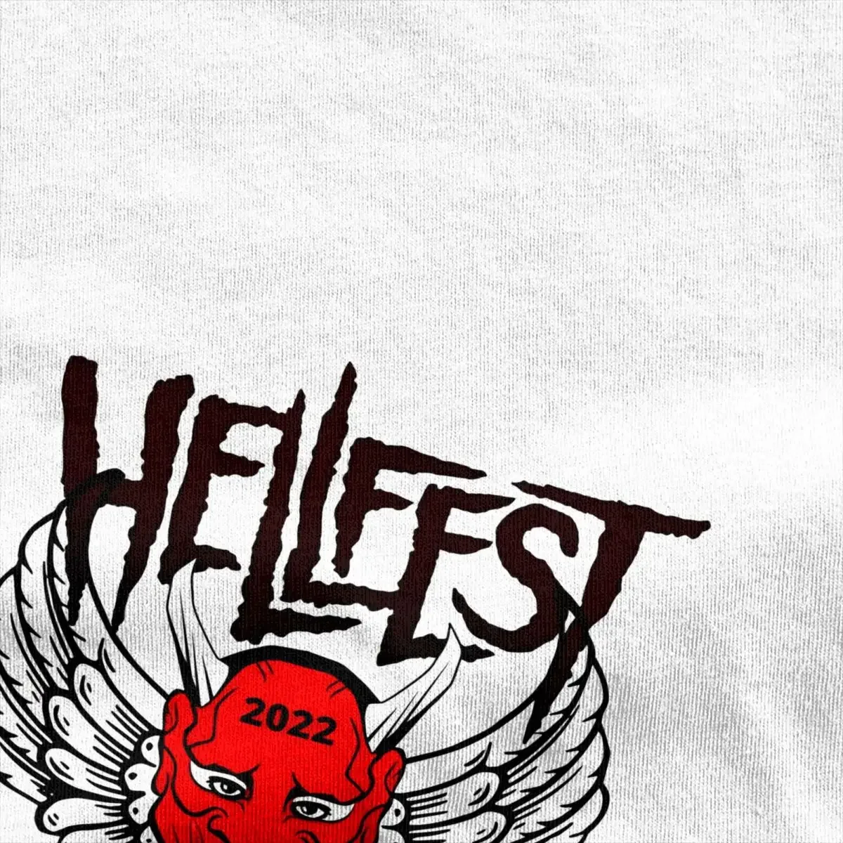 Man T-Shirt Hellfests T-Shirts Trending Music Logo Beach Tees Y2K Funny Printed Pure Cotton Clothes Gift image 2