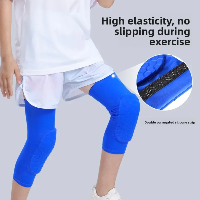 Kids Anti Collision Basketball Knee Pads Professional Sports Protection Boys Girls Soccer Running Cycling Gear