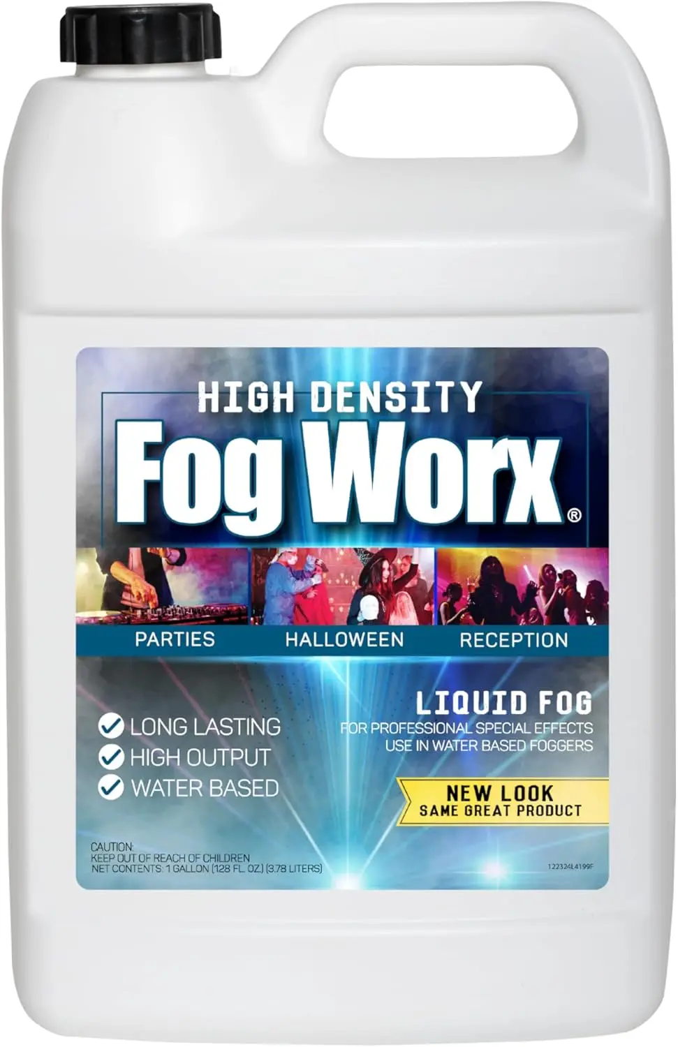 

FogWorx Extreme High Density Fog Juice Gallon - Odorless, Water-Based for 400-1500W Machines