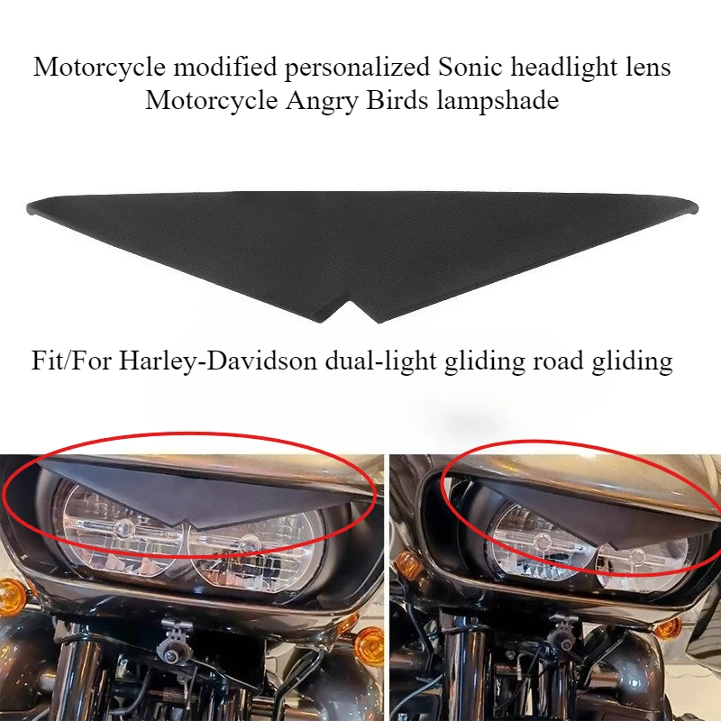 

Персонализированный чехол для фар мотоцикла Sonic, чехол для фар Angry Birds для Harley с двойными фарами, для дорожного катания