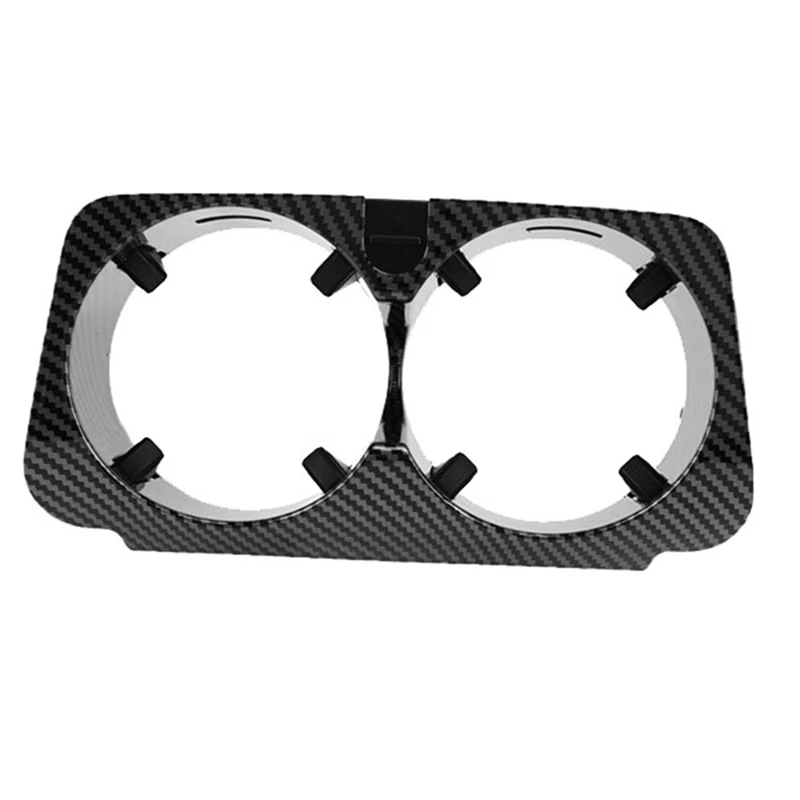 Car Carbon Fiber Center Console Insert Drinks Cup Holder For Mercedes Benz W205 W213 Car Interior Parts 2056800691