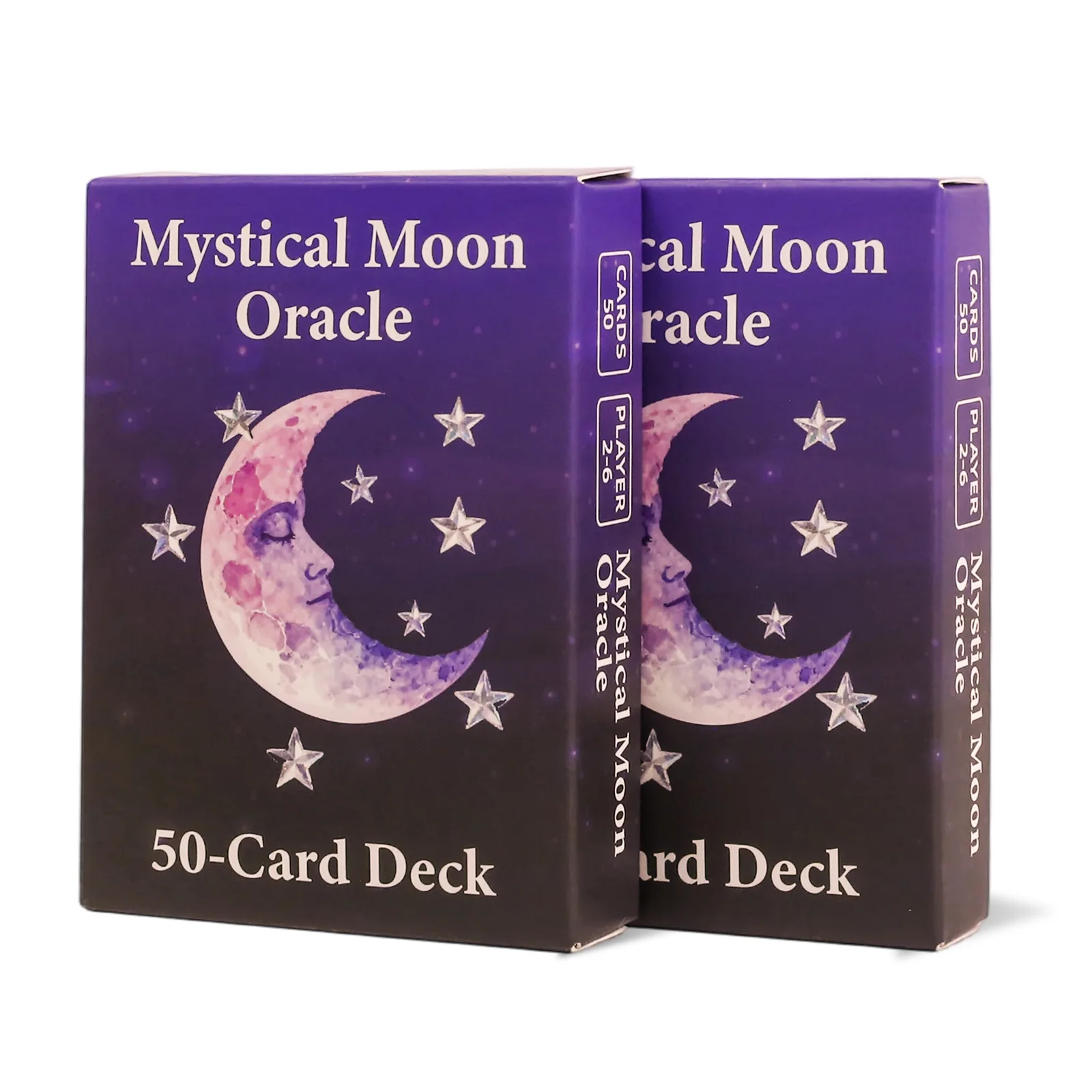 50PCS Retro Moon Theme Tabletop Game Cards Mysterious Style Party Playing Cards Insight Interactive Entertainment Set
