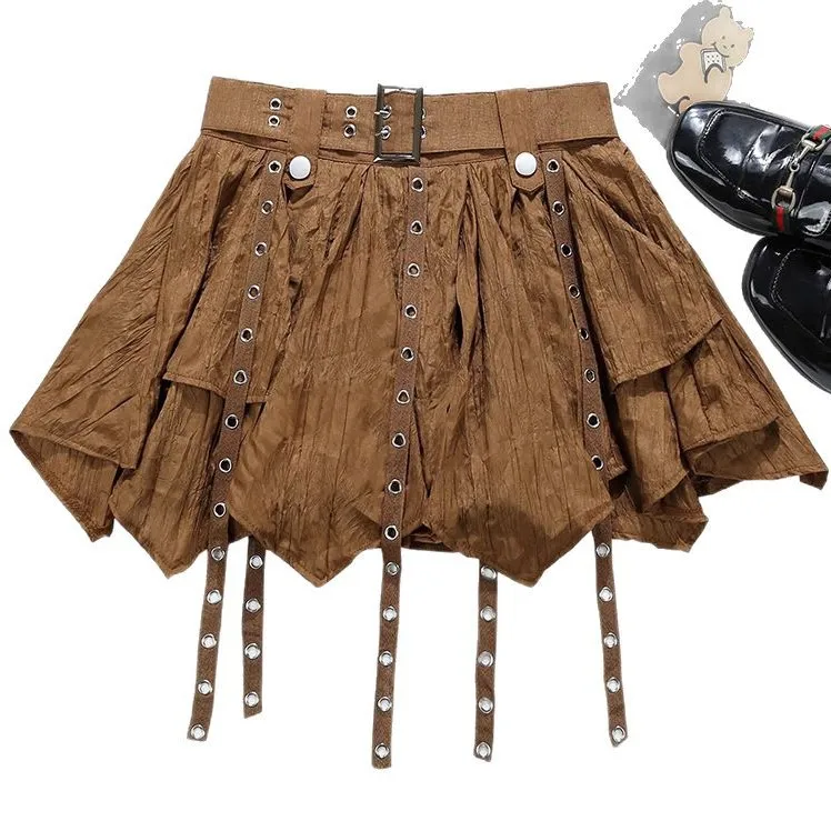 

Новая зимняя женская плиссированная юбка-пачка с рюшами