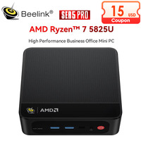 Beelink SER5 Pro 5825U Mini PC AMD Ryzen 7 DDR4 16GB 32GB SSD 500GB 1TB  5825U WiFi6 BT5.2 4K HD 1000M Desktop Computer