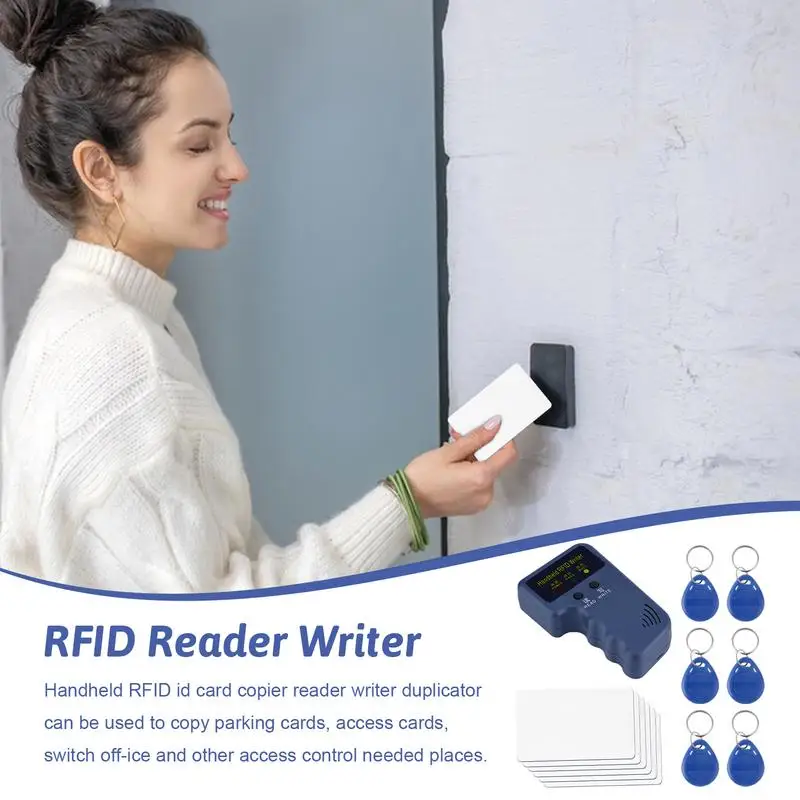 RFID Copier Reader ID Handheld Card Copier Card Duplicator 125KHz Portable ID Scanners Home Appliances For Parking Cards &