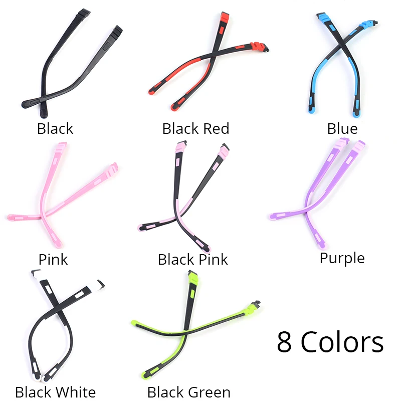 Soft Silicone Spectacle Leg Anti Slip Eyeglasses Kids Glasses Temple Arm Replacement Repair Kit Buckle Hinge