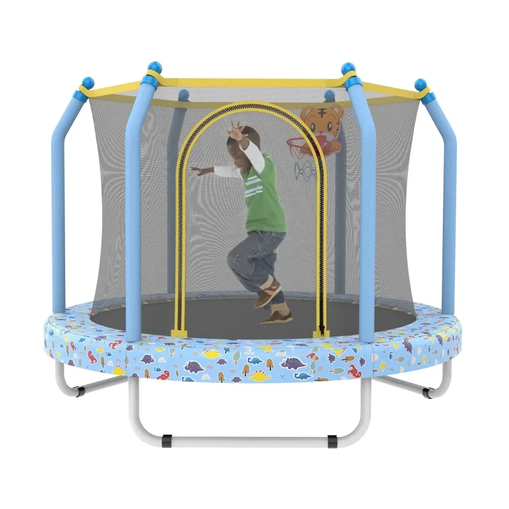

55 Inch Kids Trampoline, Toddler Indoor and Outdoor Trampoline