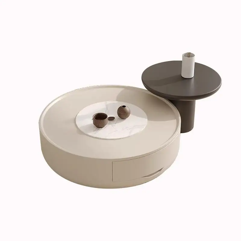 

Кремовый ветер, рок-доска, ТВ-шкаф, журнальный столик, комбинация современной простой шкафа для хранения в гостиной, дома, интеграция шкафа для хранения