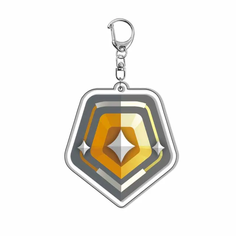 Game Valorant Keychain Jett Sova Cypher Man Key Chains Arcylic Accessories llaveros Pendant Key Ring chaveiro For friends Gifts