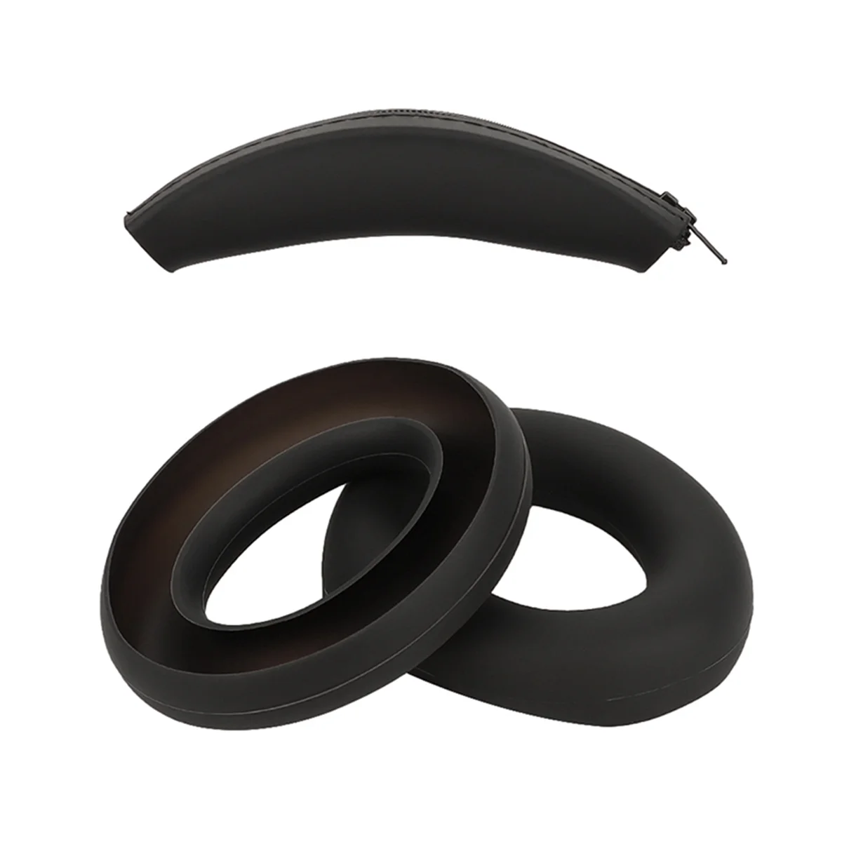 Almohadillas para auriculares Anker Soundcore Space Q45/Life Q30 Q35, funda protectora de silicona, orejeras, diadema, piezas de reparación A