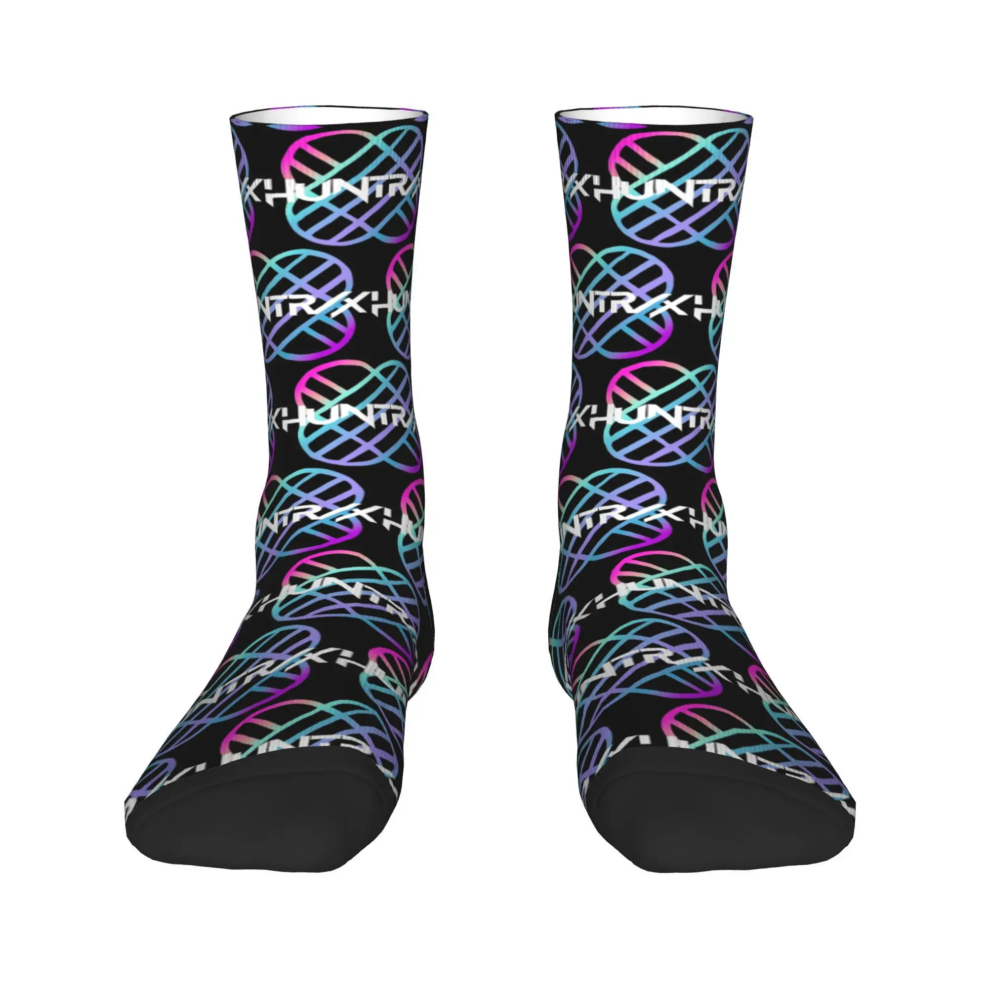 

Men's Socks Huntrix Demon Hunter Kpop Colorful Logo Stockings Anti Bacterial Warm Soft Socks Autumn Fashion Skateboard Socks