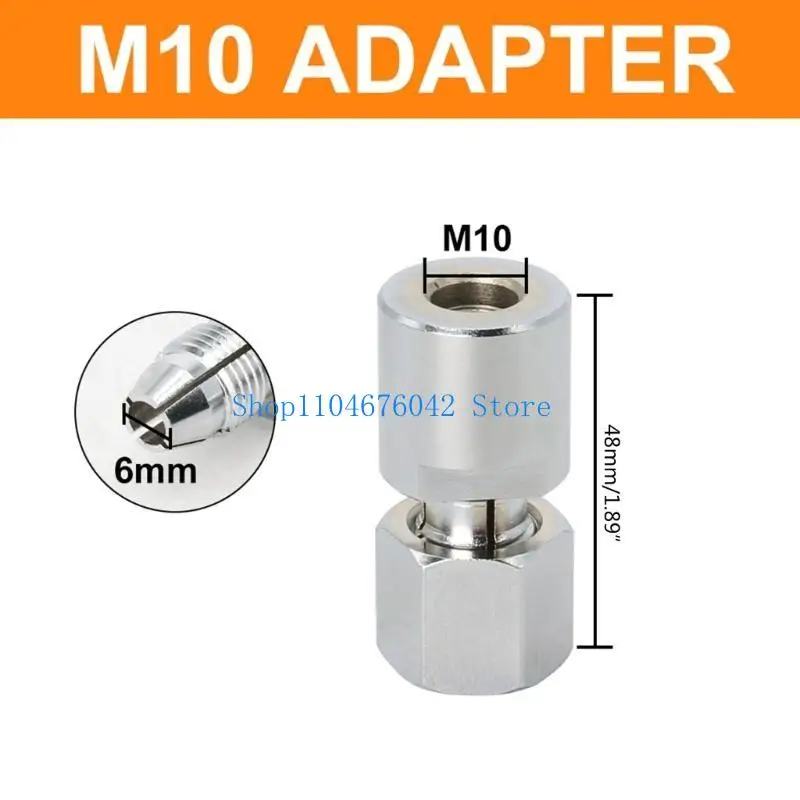 652F 1PC 6mm Diameter Drill Collet Chuck High Speed Steel Chuck For Angle Grinder