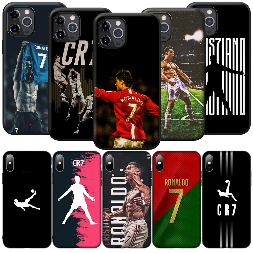 H-154 Star Soccer No 7 Football Cr7s No7 Nowe etui na telefon iPhone 12 11 X XS XR Pro Max 6 6s Plus SE