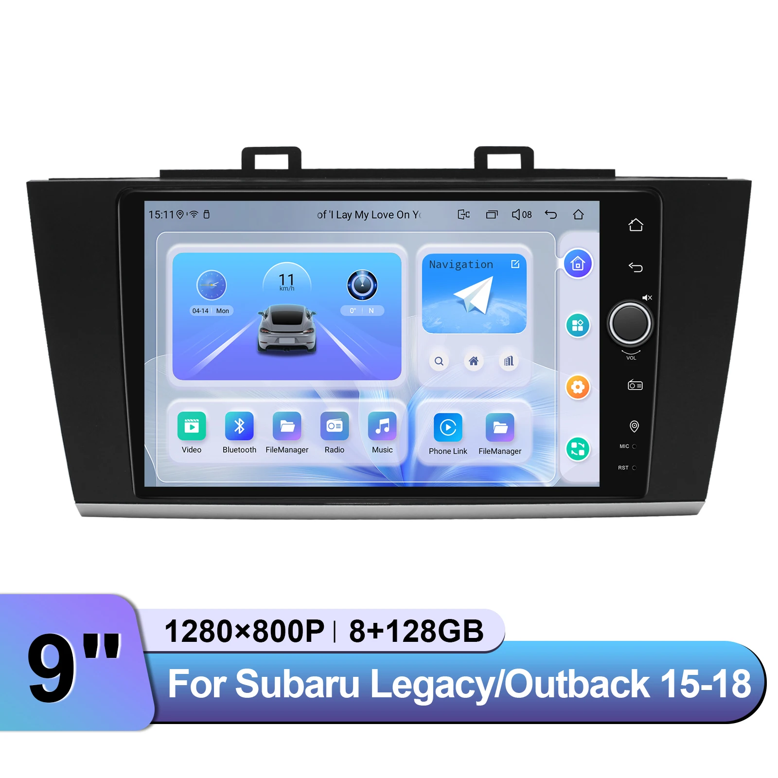 JOYING راديو السيارة ستيريو رئيس وحدة مشغل وسائط متعددة لسوبارو ليجاسي Outback 2015 2016 2017 2018 دعم هارمان كاردون أمبير #4