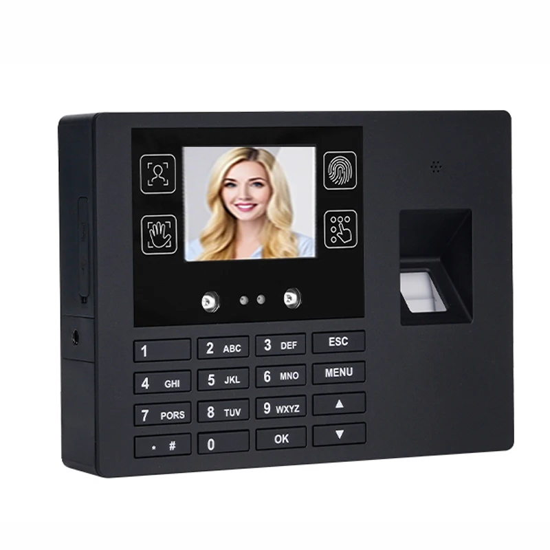 Face Multi-Functional Attendance Machine Administrative Check-In Facial Recognition Fingerprint Recognition Password Recognition