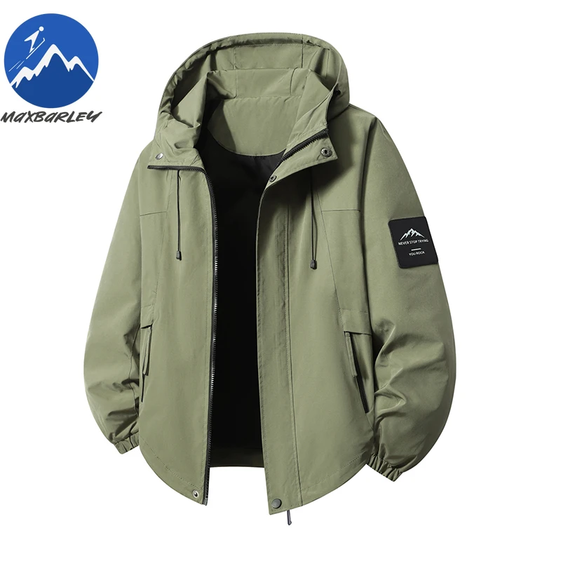 

Maxbarley 2026 New Windbreaker Jacket Unisex Spring Fall Windproof 2 in 1 Multi Color Workwear Lightweight Outdoor Hiking Coat