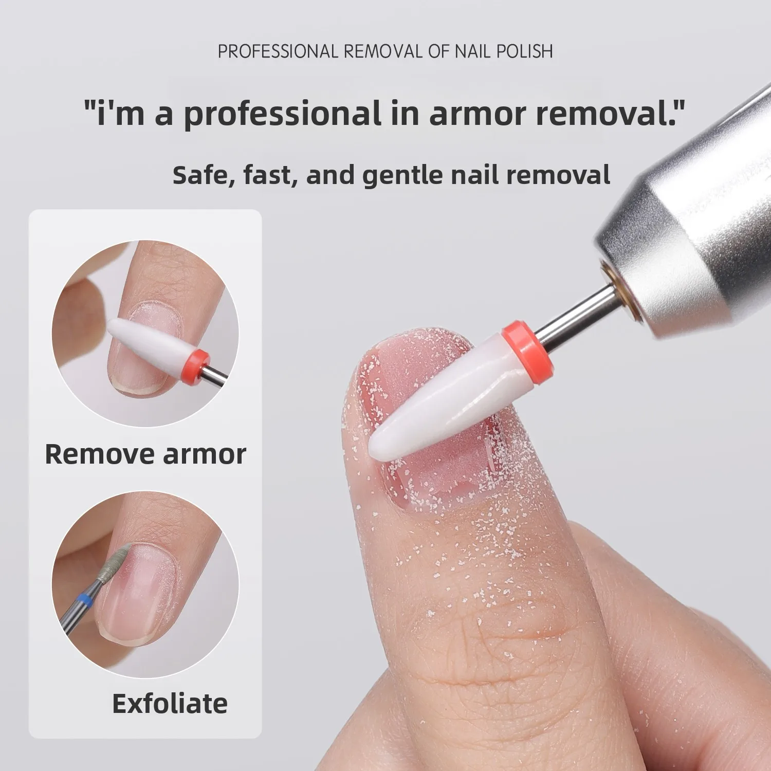 Electric nail remover and grinder, small household pen nail grinder, manicure and dead skin removal, nail art tools