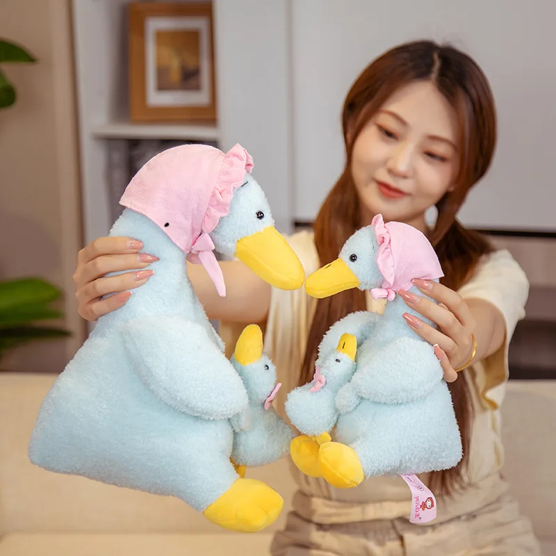 Precioso pato de simulación, juguetes de peluche, muñeco de peluche, almohada suave para mamá, llevar bebés, niños, juguetes para niñas, regalo de cumpleaños, decoración del hogar