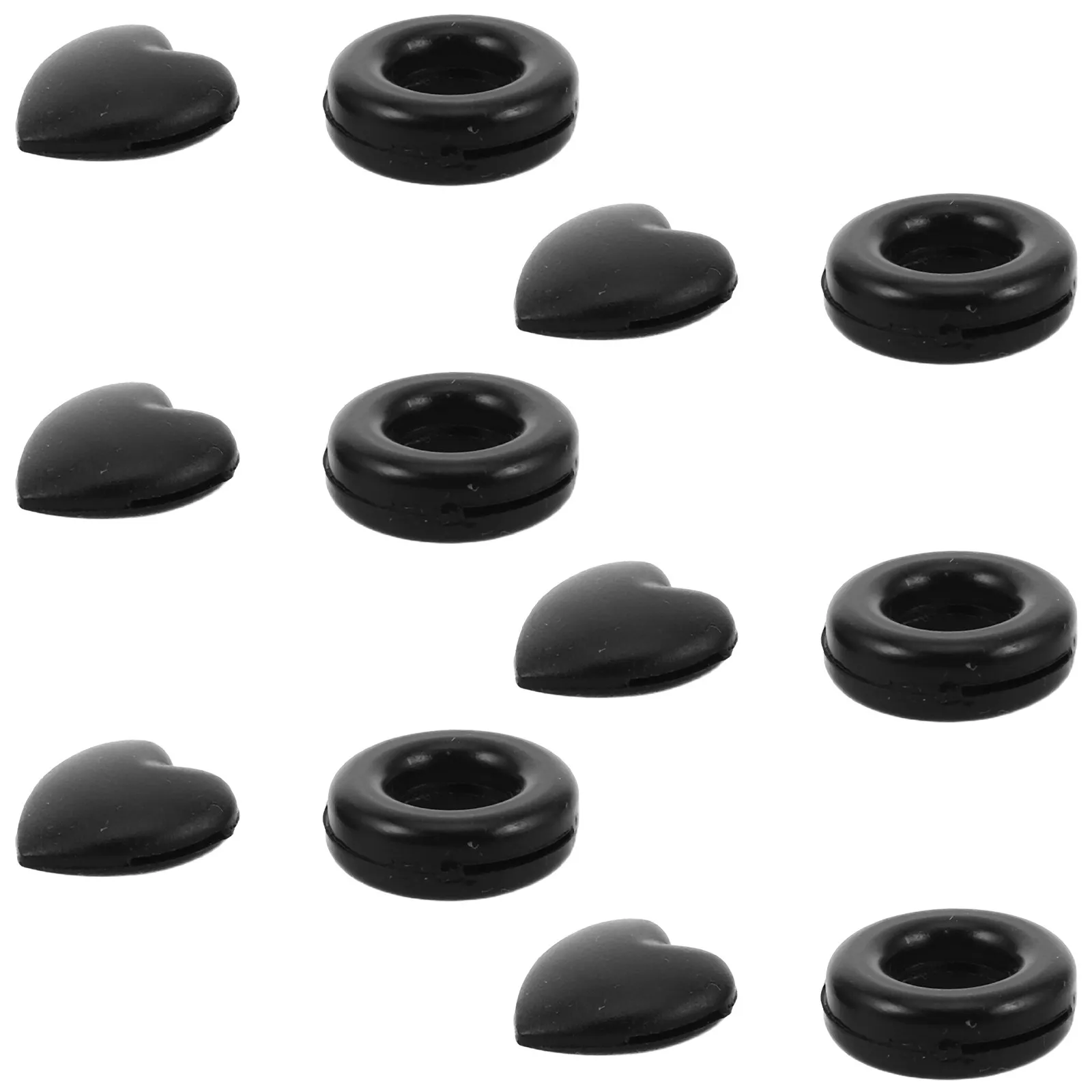 6Pairs Non-Slip Eyeglass Ear Grips Silicone Comfortable Glasses Temple Tips Replacement for Sports Outdoor