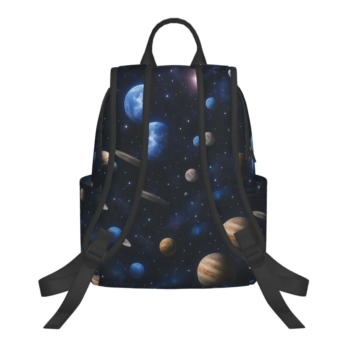 Solar System Space Planets Universe (5) Student Backpack School Bag Hiking Travel Daypack for Boys Girls Bookbag Shoulder Bags