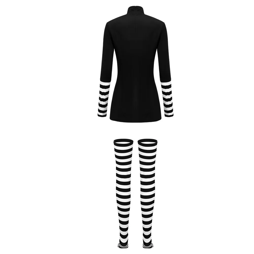 Five Nights At Freddy's 2 Marionette Clown Dress Cosplay Costume Set Adult Halloween Carnival Party Performance Outfit view 3